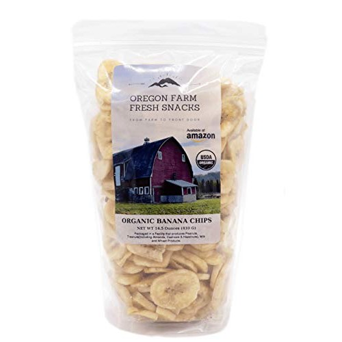 Oregon Farm Fresh Snacks - Usda Certified Organic Sweetened Bana