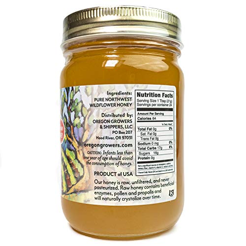 Oregon Growers &Amp; Shippers, Honey Wildflower, 18 Ounce