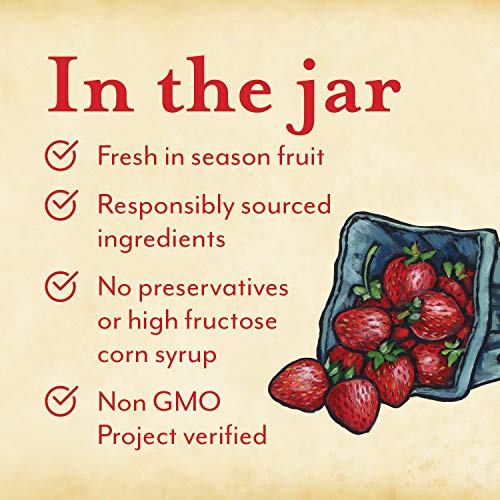 Oregon Growers, Strawberry, Non-Gmo, Natural Fruit Spread, 12 Ou