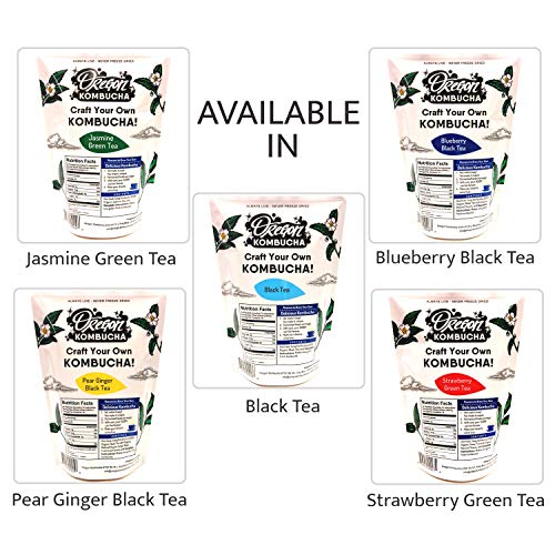 Kombucha Starter Kit By Oregon Kombucha | Organic Pear Ginger Bl