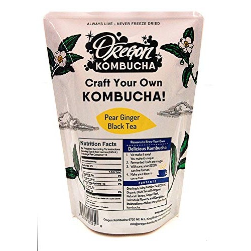 Kombucha Starter Kit By Oregon Kombucha | Organic Pear Ginger Bl