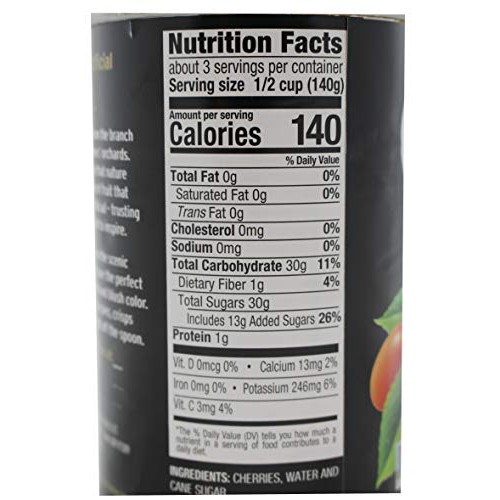 Oregon Light Sweet Cherries 15 Ounce Can Pack Of 3