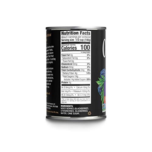 Oregon Fruit Mixed Berries, 14.6 Oz Can Pack Of 4