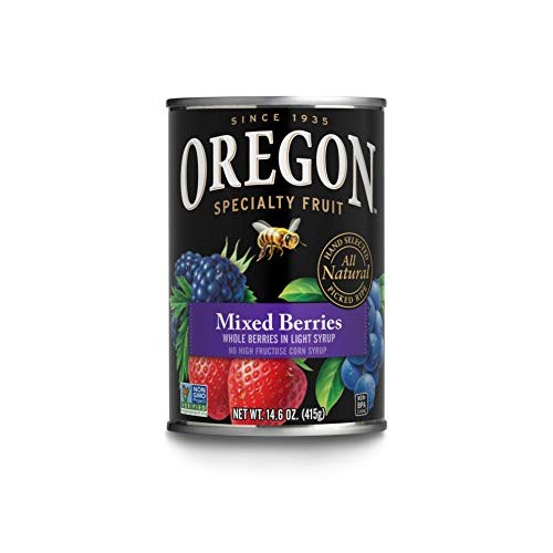 Oregon Fruit Mixed Berries, 14.6 Oz Can Pack Of 4