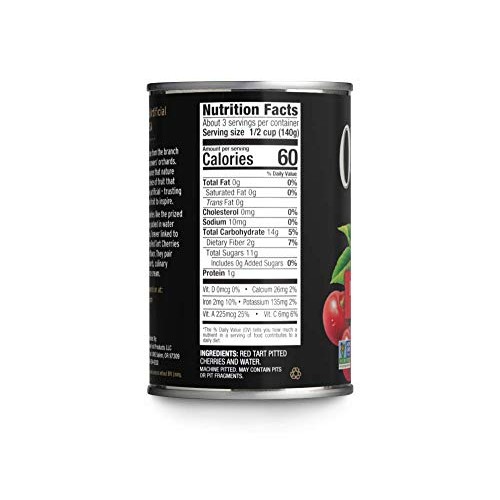 Oregon Red Tart Cherries In Water Pitted Cans, 2088 Ounce Pack