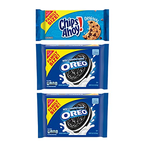 Oreo &Amp; Chips Ahoy! Cookies Variety Pack, Family Size, 3 Packs &Amp;