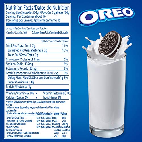 Oreo Chocolate Sandwich Cookies, Family Size - 3 Packs Oreo Chocolate Sandwich Cookies, Family Size - 3 Packs