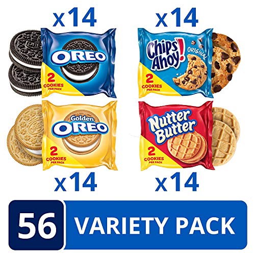 Oreo Original, Oreo Golden, Chips Ahoy! &Amp; Nutter Butter Cookie S