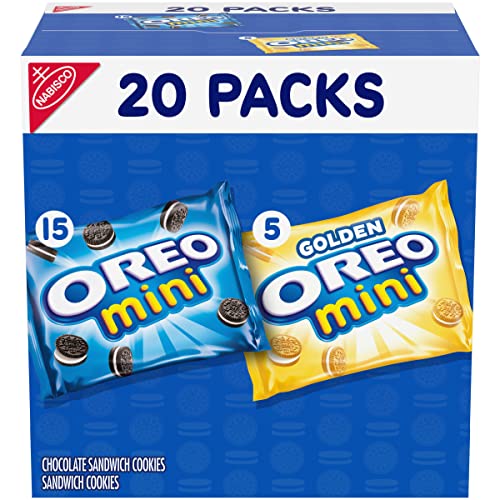 Oreo Mini Mix Sandwich Cookies Variety Pack, 20 - 1 Oz Packs