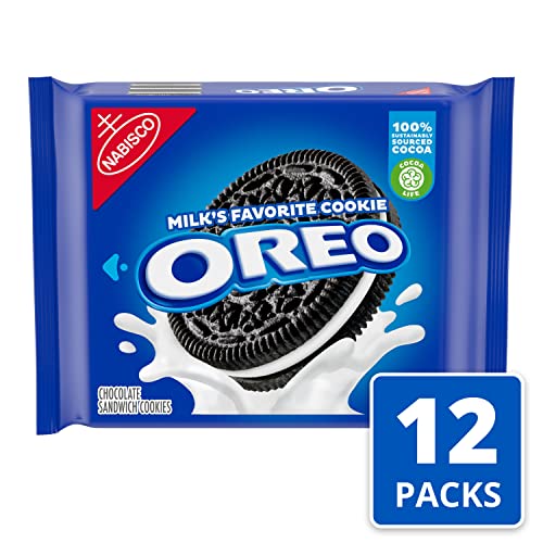 OREO Chocolate Sandwich Cookies, 12 - 13.29 oz Packs