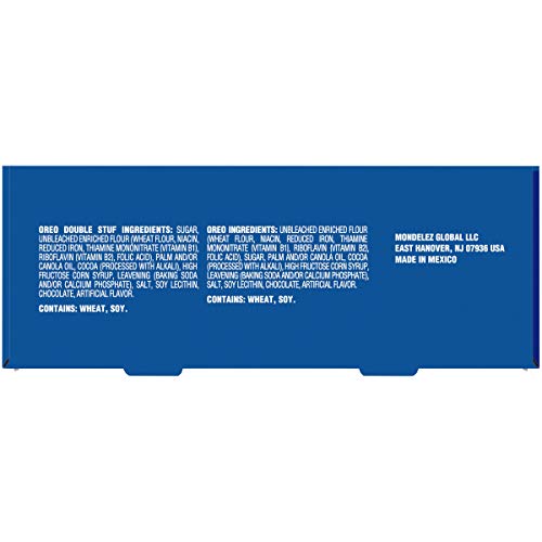 OREO Chocolate Sandwich Cookies, 12 Snack Packs 6 Original, 6 D...