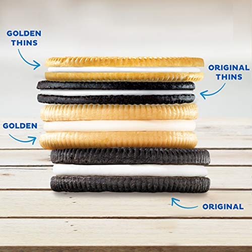 OREO Chocolate Sandwich Cookies, 12 Snack Packs 6 Original, 6 D...