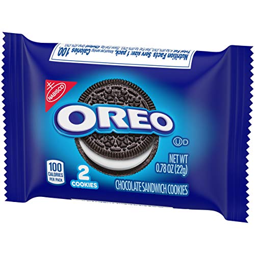 Oreo Chocolate Sandwich Cookies, 2 Cookies Per Pack60 Pack