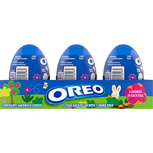 OREO Chocolate Sandwich Cookies, Easter Cookies, 12 Easter Eggs ...