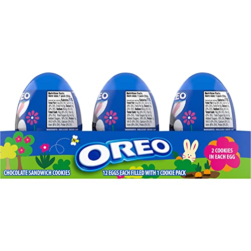 OREO Chocolate Sandwich Cookies, Easter Cookies, 12 Easter Eggs ...