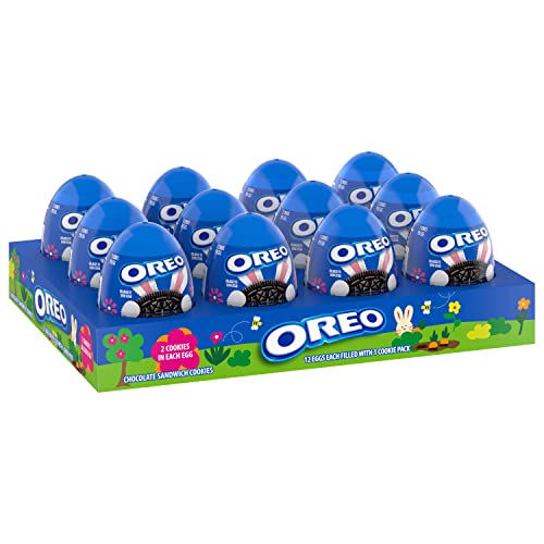 OREO Chocolate Sandwich Cookies, Easter Cookies, 12 Easter Eggs ...