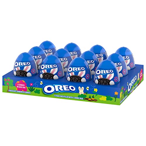 OREO Chocolate Sandwich Cookies, Easter Cookies, 12 Easter Eggs ...