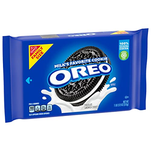 OREO Chocolate Sandwich Cookies, Family Size, 18.12 oz