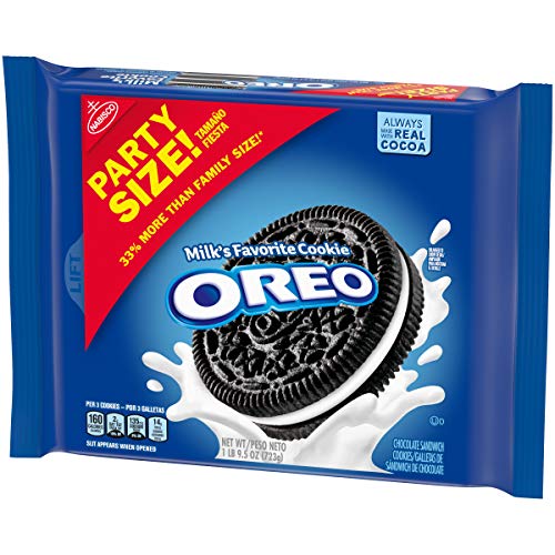 Oreo Chocolate Sandwich Cookies, Party Size, 25.5 Oz