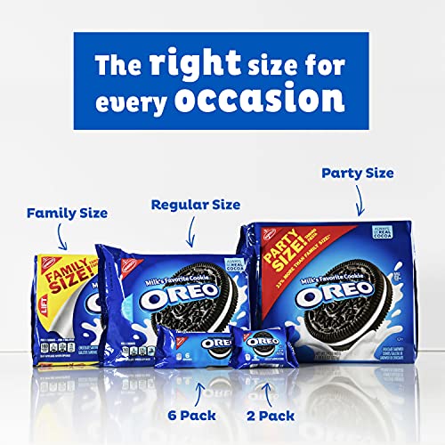 OREO Chocolate Sandwich Cookies, Party Size, 8 - 25.5 oz Packs