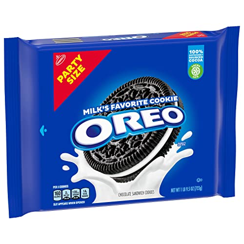 OREO Chocolate Sandwich Cookies, Party Size, 8 - 25.5 oz Packs