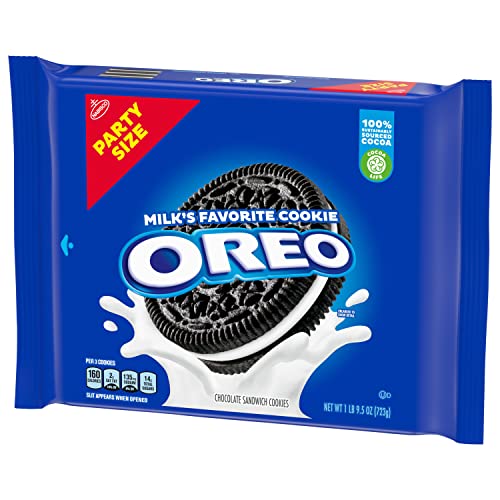 OREO Chocolate Sandwich Cookies, Party Size, 8 - 25.5 oz Packs