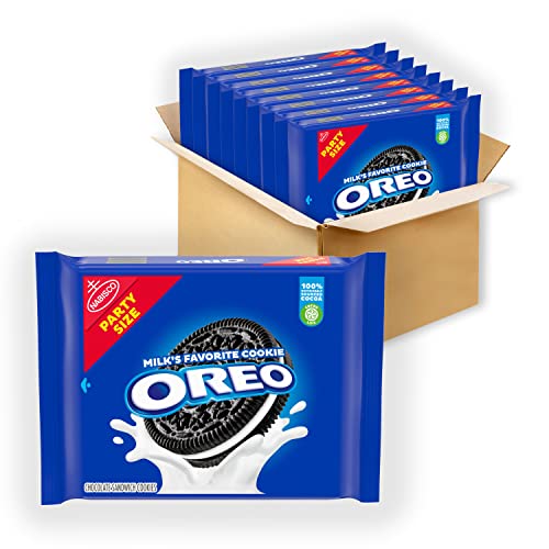 OREO Chocolate Sandwich Cookies, Party Size, 8 - 25.5 oz Packs