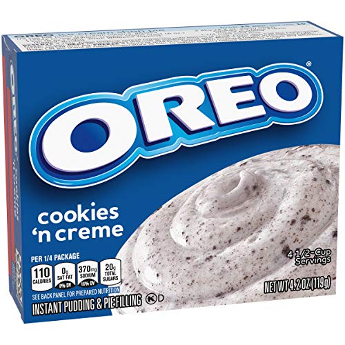 Oreo Cookies N Creme Instant Pudding And Pie Filling, 4.2 Ounce