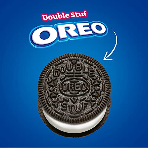 OREO Double Stuf Chocolate Sandwich Cookies, Party Size, 10.7oz ...