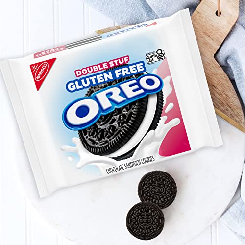 Oreo Double Stuf Gluten Free Sandwich Cookies 14.03, Chocolate,