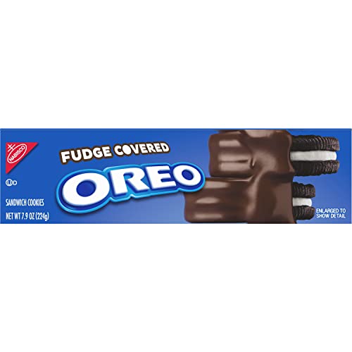 OREO Fudge Covered Chocolate Sandwich Cookies, Original Flavor, ...