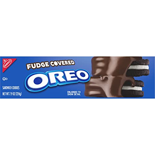 OREO Fudge Covered Chocolate Sandwich Cookies, Original Flavor, ...