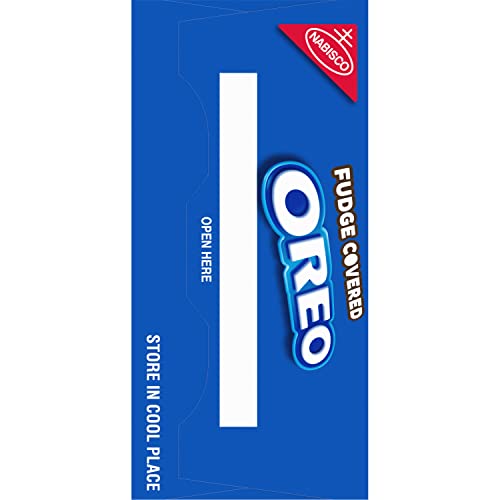 OREO Fudge Covered Chocolate Sandwich Cookies, Original Flavor, ...
