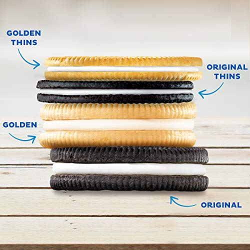 Oreo Golden Double Stuf Sandwich Cookies, 15.25 Oz