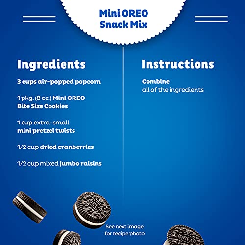 OREO Mini Chocolate Sandwich Cookies, 12 - 3.5 Ounce Go-Paks Pa...