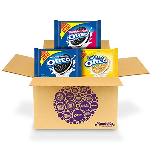 Oreo Original, Double Stuf &Amp; Golden Cookies Variety Pack, Family
