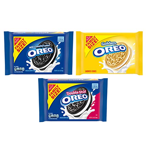 Oreo Original, Double Stuf &Amp; Golden Cookies Variety Pack, Family