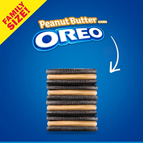 OREO Peanut Butter Creme Chocolate Sandwich Cookies, 1 - 17 oz F...