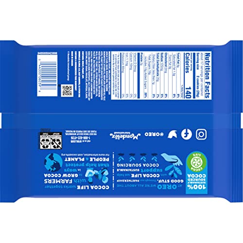 OREO Peanut Butter Creme Chocolate Sandwich Cookies, 1 - 17 oz F...