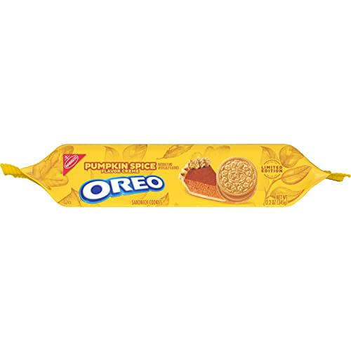 OREO Pumpkin Spice Sandwich Cookies, Limited Edition, 12.2 oz