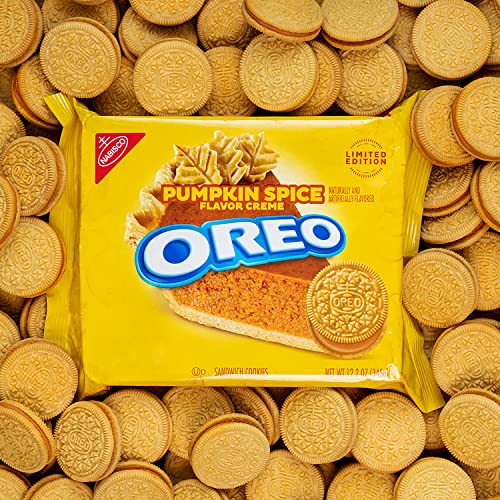 OREO Pumpkin Spice Sandwich Cookies, Limited Edition, 12.2 oz