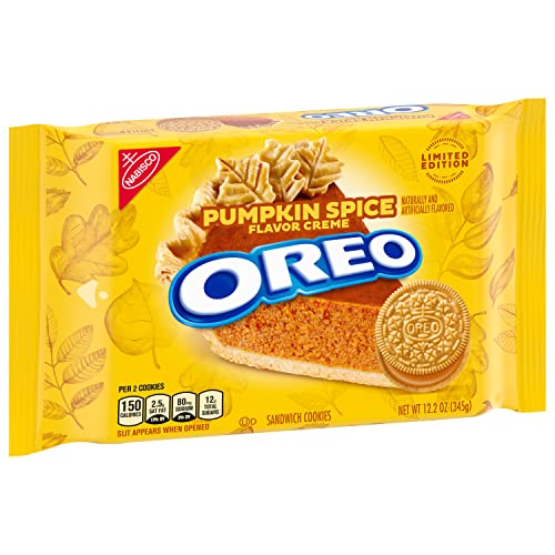 OREO Pumpkin Spice Sandwich Cookies, Limited Edition, 12.2 oz