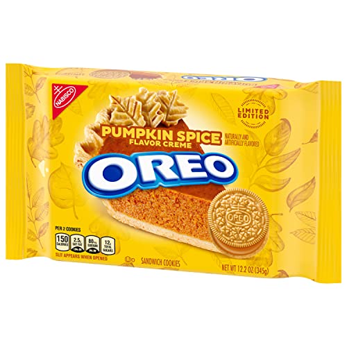 OREO Pumpkin Spice Sandwich Cookies, Limited Edition, 12.2 oz