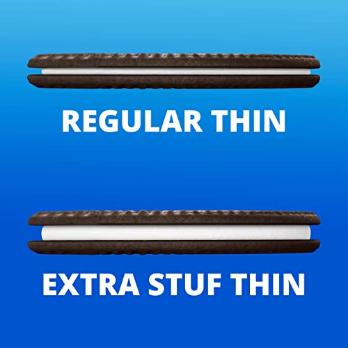 OREO Thins Extra Stuf Chocolate Sandwich Cookies, Family Size, 1...