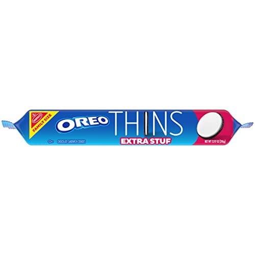 OREO Thins Extra Stuf Chocolate Sandwich Cookies, Family Size, 1...