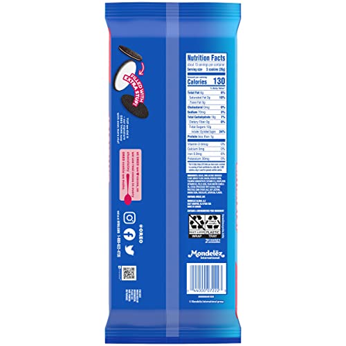 OREO Thins Extra Stuf Chocolate Sandwich Cookies, Family Size, 1...