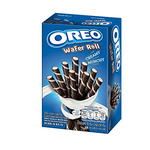 Oreos Oreo Wafer Roll Variety Pack set of 2 | Chocoloate 1.9o...