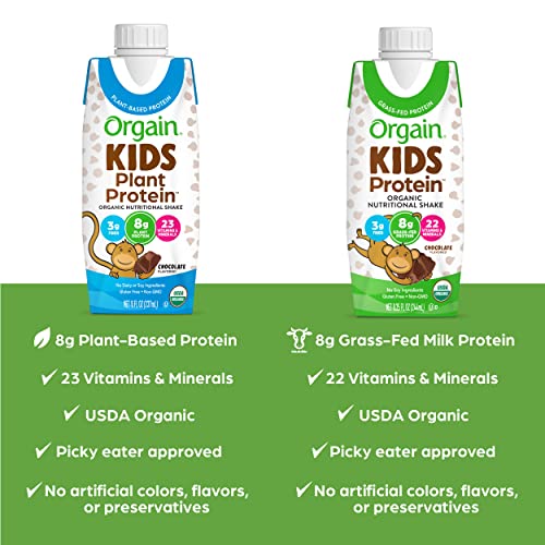 Orgain Organic Kids Protein Nutritional Shake, Chocolate - Great
