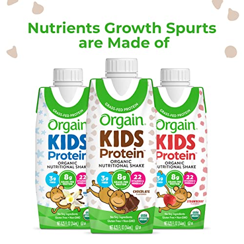 Orgain Organic Kids Protein Nutritional Shake, Chocolate - Great