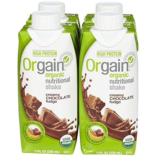 Orgain Nutrition Shake - Chocolate Fudge - 11 Oz - 4 Ct